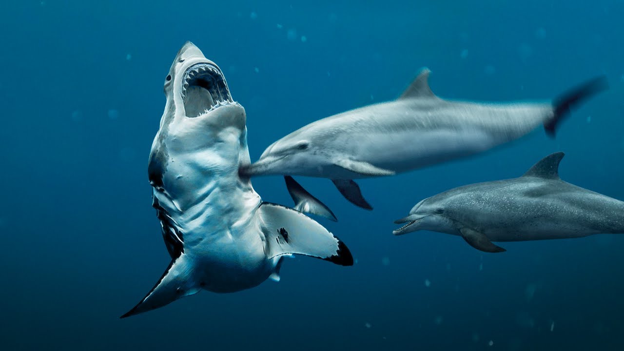 Sharks Afraid of Dolphins? Yes